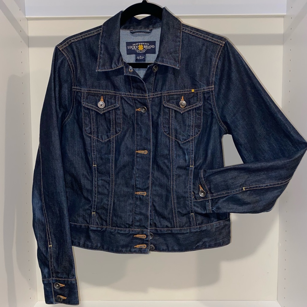 Lucky Brand 🍀 dark denim jacket